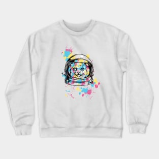 Cat astronaut Crewneck Sweatshirt